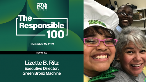 Green Bronx Machine’s Lizette Ritz Named to City & State Magazine’s 2021 Responsible 100 List