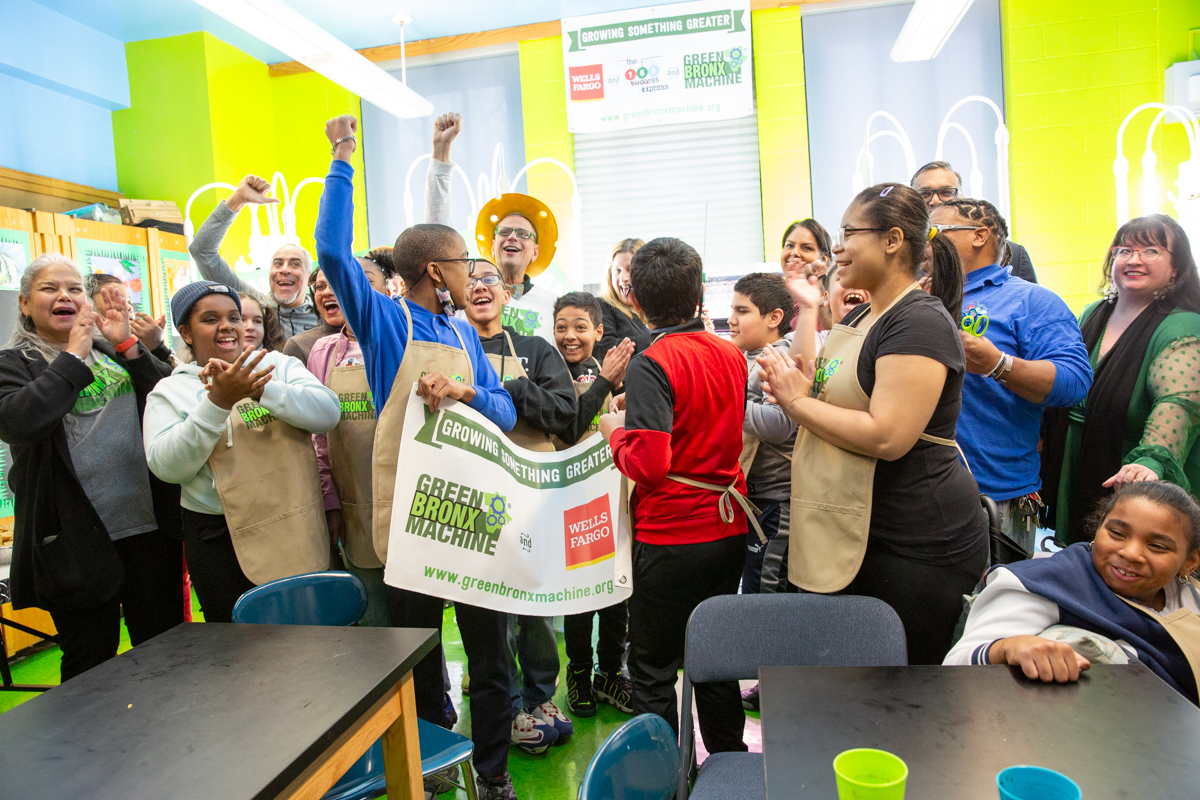 Green Bronx Machine to Hold Ribbon-Cutting Event Celebrating New State-of-the-Art Classrooms in the Bronx Made Possible by $100,000 Grant From the Wells Fargo Foundation
